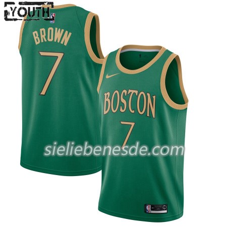 Kinder NBA Boston Celtics Trikot Jaylen Brown 7 Nike 2019-2020 City Edition Swingman